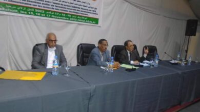 صورة ولد سيدي مولود في ملتقى تكويني يتحدث عن دور الإدارة في تسوية النزاعات