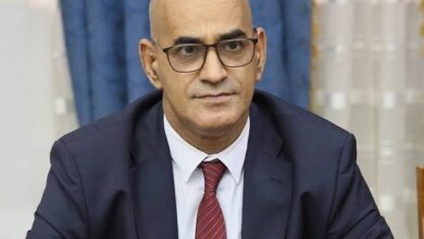 صورة عاجل: وصول وزير النقل وطاقمه لمقاطعة تجكجة