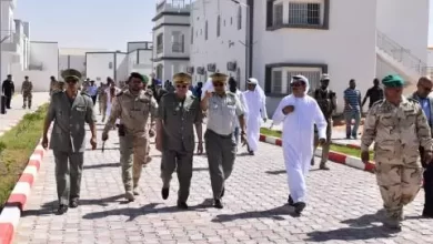 صورة الجيش يتسلم منشآت لصالح كلية الدفاع مقدمة من الإمارات