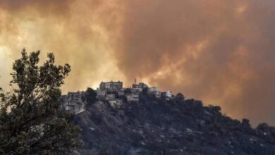 صورة الحكم بالإعدام على عشرات الجزائريين بتهمة إحراق مواطن