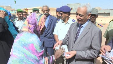صورة توزيع مواد غذائية مجانية على 3000 أسرة بتيرس الزمور