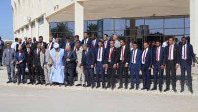 صورة دفعة جديدة من 24 قاضيا تحتفل بالتخرج في نواكشوط
