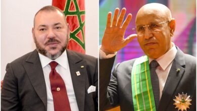 صورة غزواني يهنئ محمدا السادس بتأهل أسود الأطلس