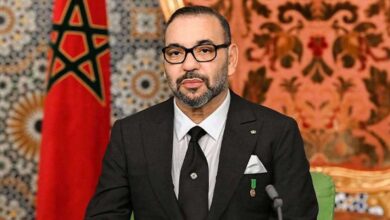صورة ملك المغرب يشيد بأداء أسود الأطلس ويهنئ ماكرون