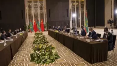 صورة الرئيس غزواني يجري محادثات مع الرئيس الصيني