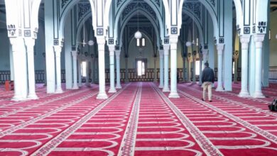 صورة وزير الشؤون الإسلامية: اخترنا أجود الأفرشة العالمية للجامع السعودي