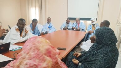 صورة دورة للمجلس النقابي لنقابة عمال التجعمات المحلية