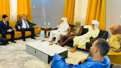 صورة سفير روسيا بمالي يلتقي رئيس وفد تنسقية الحركات الأزوادية