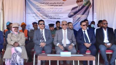 صورة وزير المياه يشرف على بناء مقر جديد للمركز الوطني للموارد المائية (صور)