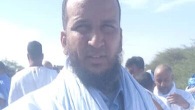 صورة رجل الأعمال علي ولد أمود ومناصريه يستقبلون بعثة حزب الإنصاف على مشارف كرمسين (تفاصيل