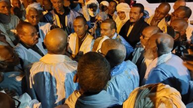 صورة تجكجة: أطر ووجهاء مركز الرشيد الإداري يلتقون والي ولاية تكانت (صور)