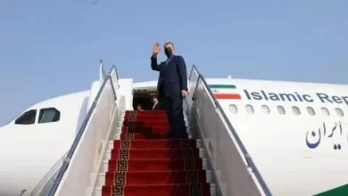 صورة على رأس وفد سياسي.. وزير الخارجية الإيراني يتوجه إلى نواكشوط