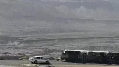 صورة عاجل: حادث سير قرب أطار يسبب إغلاق الطريق (صور)