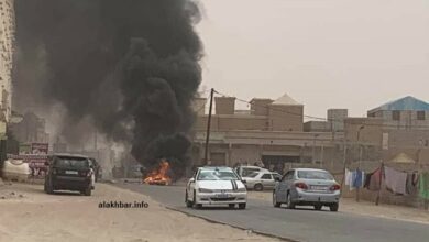 صورة الدرك يتصدى لشباب محتجين في محيط مفوضية دار النعيم