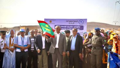 صورة انطلاق أشغال مشروع لتوسعة شبكة المياه بتمبدغه والنعمة