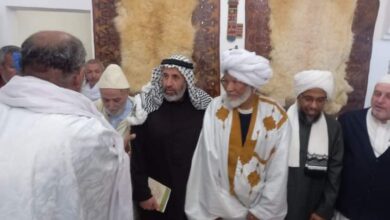 صورة الاتحاد العام للزوايا والهيئات القادرية ذات السند الكنتي في القارة الإفريقية يحتفي بوفد علماء الأمة الذي يزور موريتانيا