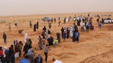 صورة معادن تشرع في توزيع ساحات تنقيب على المنقبين بمنطقة تفرغ زينة (صور)