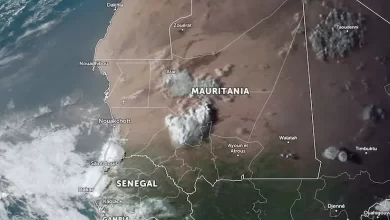 صورة الأرصاد الجوية تتوقع هطل أمطار في ولايات الشمال