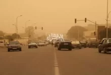 صورة الأرصاد الجوية تتوقع تأثر الرؤية بفعل الأتربة على أغلب مناطق البلاد