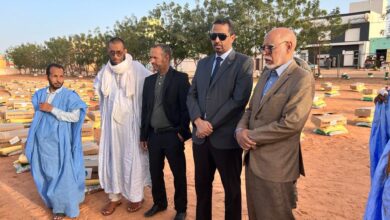 صورة خيرية سنيم توزع مئات السلات الغذائية في الزويرات