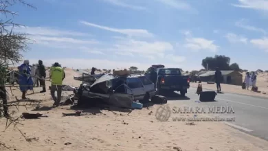 صورة وفاة شخص وإصابة آخرين في حادث سير على طريق الأمل