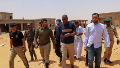 صورة وزير الإسكان يزور منشآت حكومية قيد الإنشاء  في توجنين