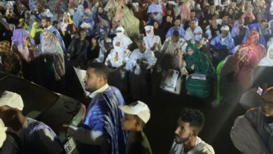 صورة مناصري حزب الإنصاف بمدينة الرشيد يطلقون حملتهم وسط حشود جماهيرية كبيرة (تفاصيل)