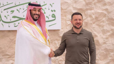 صورة مستشارة الأسد تعلن موقف دمشق من حضور زيلينسكي القمة العربية