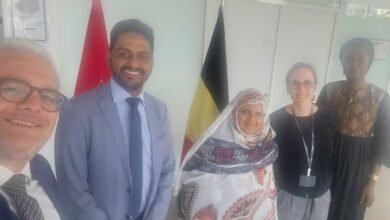 صورة رئيسة جهة نواكشوط تجري لقاء مع المديرة الاقليمية لوكالة التنمية البلجيكية Enabel