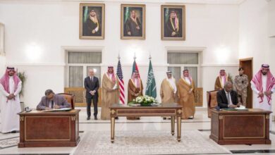 صورة برعاية سعودية.. توقيع اتفاقية لوقف إطلاق النار في السودان لمدة أسبوع