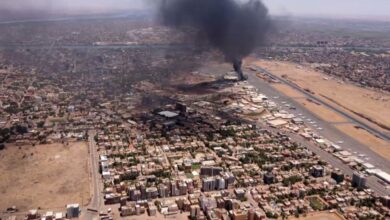 صورة تعرض سفارة موريتانيا بالخرطوم للاقتحام والنهب