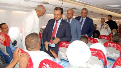 صورة وصول آخر أفواج الحجاج الموريتانيين إلى المدينة المنورة