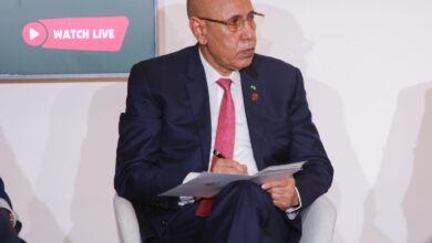 صورة غزواني يدعو لتعاون من أجل تسريع انتقالي طاقوي آمن بإفريقيا