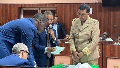 صورة تنصيب رئيسة جهة نواكشوط وانتخاب نوابها