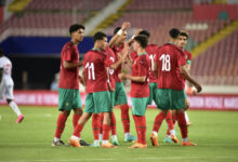 صورة المنتخب المغربي لأقل من 23 سنة يفوز على المنتخب الوطني