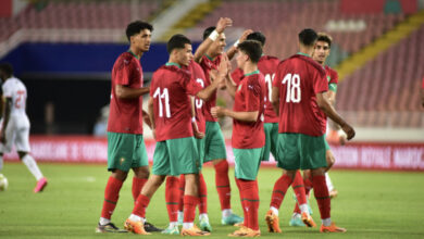 صورة المنتخب المغربي لأقل من 23 سنة يفوز على المنتخب الوطني