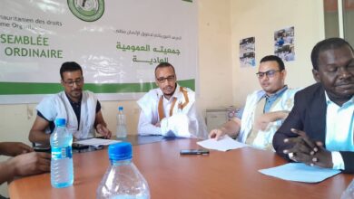 صورة انتخاب أمين عام جديد للمرصد الموريتاني لحقوق الإنسان