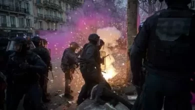صورة فرنسا: إيقاف عمل وسائل النقل العام وماكرون يتوعد “المحرضين”
