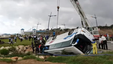 صورة حادث سير يودي بحياة 24 شخصا في المغرب