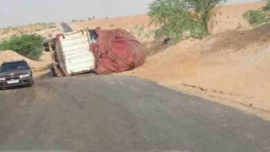 صورة بسبب حادث سير.. انسداد جزئي لطريق الأمل قرب بتلميت