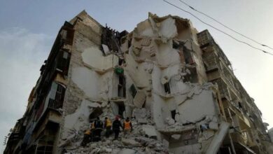 صورة عاجل: وفاة 5 أشخاص بعد أنهيار مبنى سكني بالعاصمة داكار