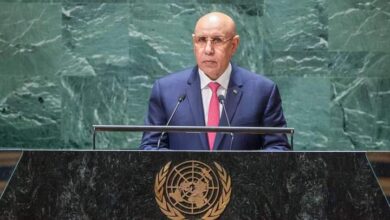 صورة تعرف على ما قال الرئيس غزواني أمام الدورة العادية الــ78 للجمعية العامة للأمم المتحدة (نص الخطاب)