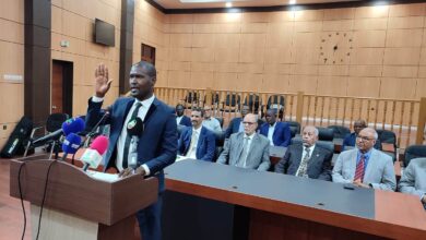 صورة ولد عاليون يؤدي اليمين أمام المحكمة العليا عضوا بالهابا