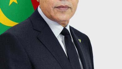 صورة غزواني يعزي الشعب الليبي ويؤكد تضامن موريتانيا معه