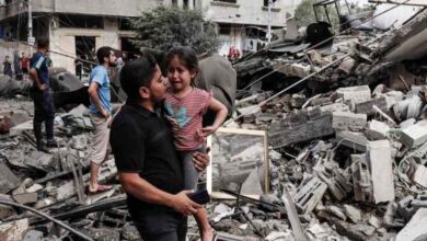 صورة 849 شهيدا و4360 جريحا جراء العدوان الإسرائيلي على قطاع غزة
