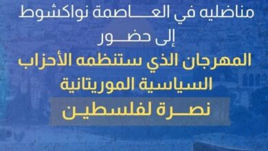 صورة الأحزاب السياسية تنظم مهرجانا نصرة لفلسطين والإنصاف يدعوا مناصريه للحضور المكثف