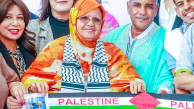 صورة رئيسة جهة نواكشوط تشرف على انطلاق مهرجان نواكشوط السينمائي الدولي