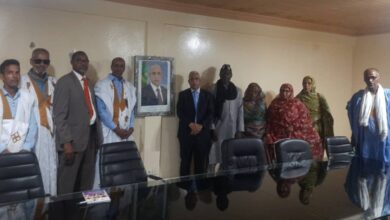 صورة وزير التهذيب الوطني وإصلاح النظام التعليمي يلتقي اليوم المكتب التنفيذي للنقابة الوطنيةللمعلمين الموريتانيين