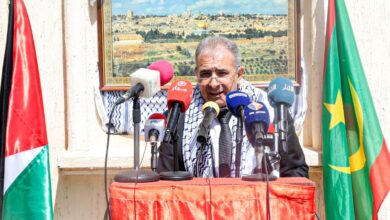 صورة سفير فلسطين يشيد بموقف موريتانيا ويصف ما يجري في غزة بالإبادة