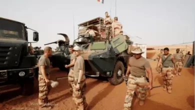 صورة تشاد: الجيش يرافق القوات الفرنسية المنسحبة من النيجر لدى عبورها البلاد